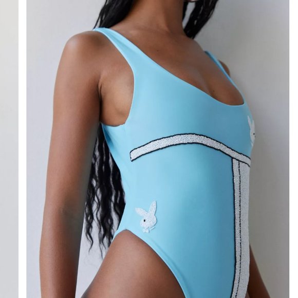 COPY - NWT Small Oceanus X Playboy Floran One-Piece Swimsuit - Picture 4 of 4